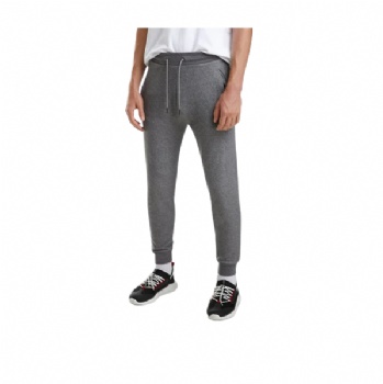 Light Grey Men Sport Gym Sweat Running Track Pants