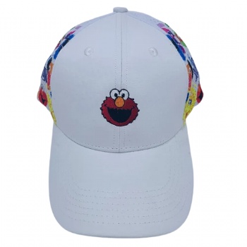 Cotton Baseball Hat with Side Mesh Printing