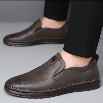  Stylish Genuine Leather Casual Elegant Shoes for Trendy Men	