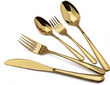 Cutlery Set Stainless Steel Gold Cutlery Stainless Steel Flatware Gold Plated Other Hotel & Restaurant Supplies